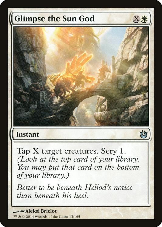 Glimpse the Sun God - Foil
