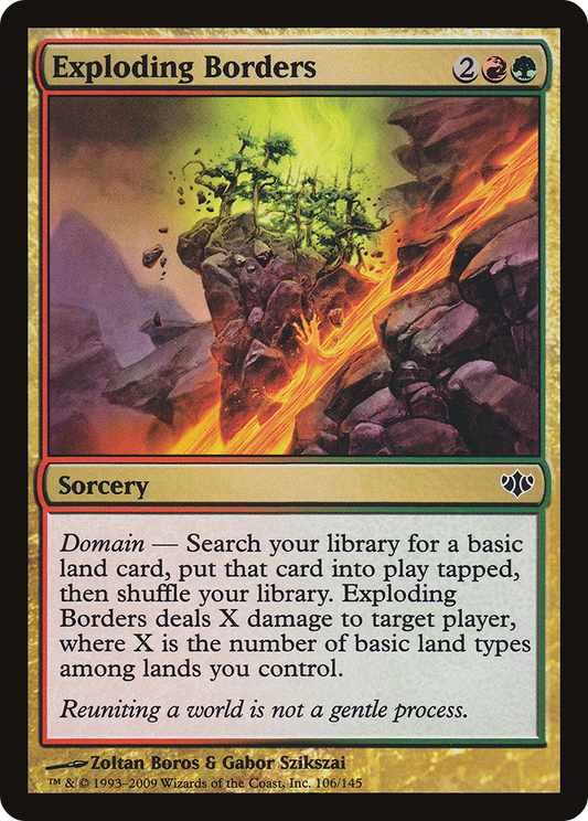 Exploding Borders - Foil