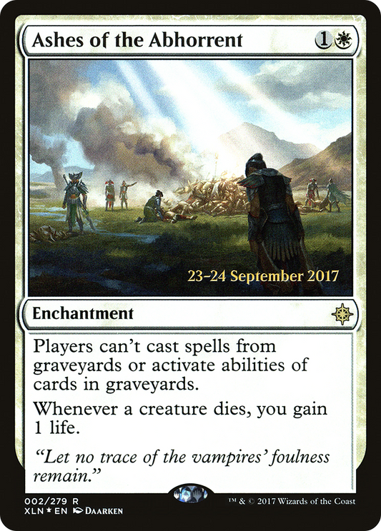 Ashes of the Abhorrent (002) (Prerelease) - Foil