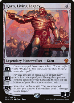 Karn, Living Legacy (001) (Promo Pack)
