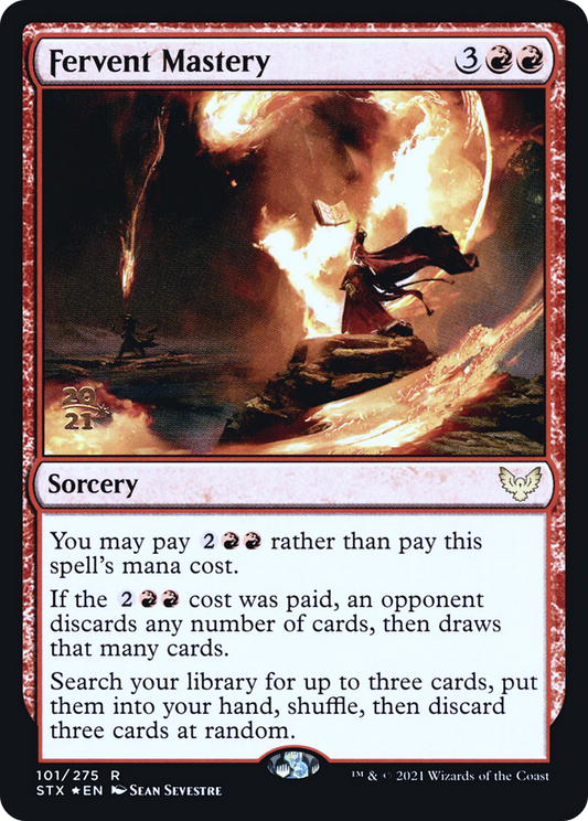 Fervent Mastery (101) (Prerelease) - Foil