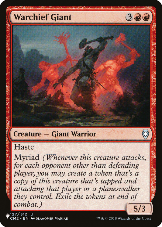Warchief Giant (CM2-0127) (PLST)