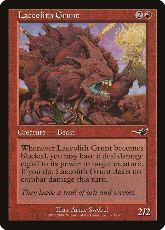 Laccolith Grunt - Foil