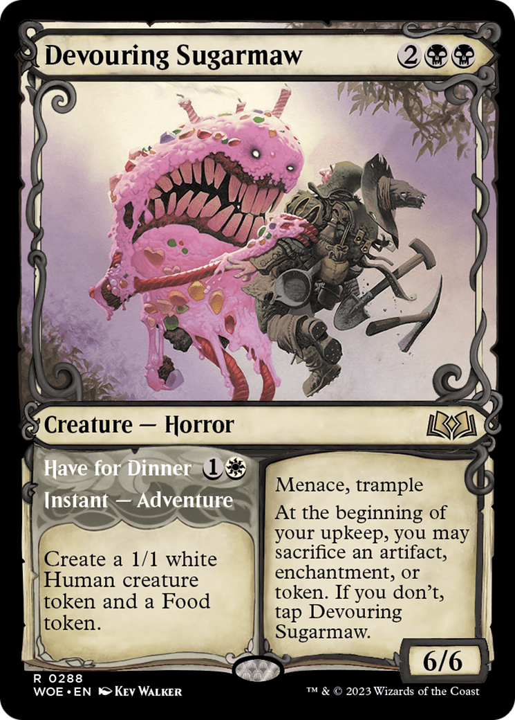 Devouring Sugarmaw // Have For Dinner (0288) (Showcase) - Foil