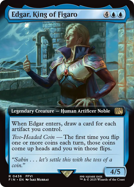 Edgar, King of Figaro (0436) (Extended Art)