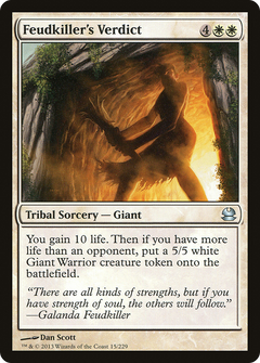 Feudkiller's Verdict - Foil