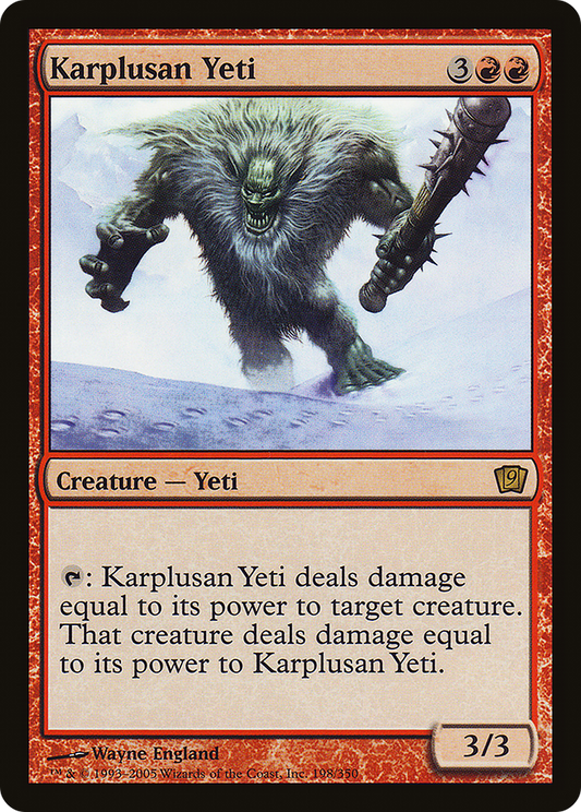 Karplusan Yeti - Foil
