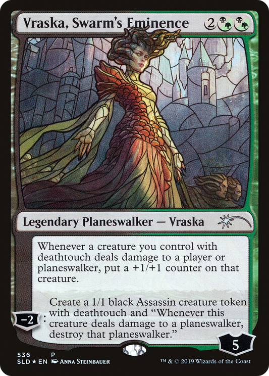 Vraska, Swarm's Eminence (536) (Showcase) - Foil