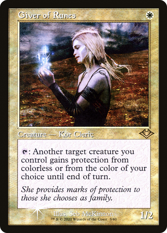 Giver of Runes (003) (Retro Frame) - Foil Etched