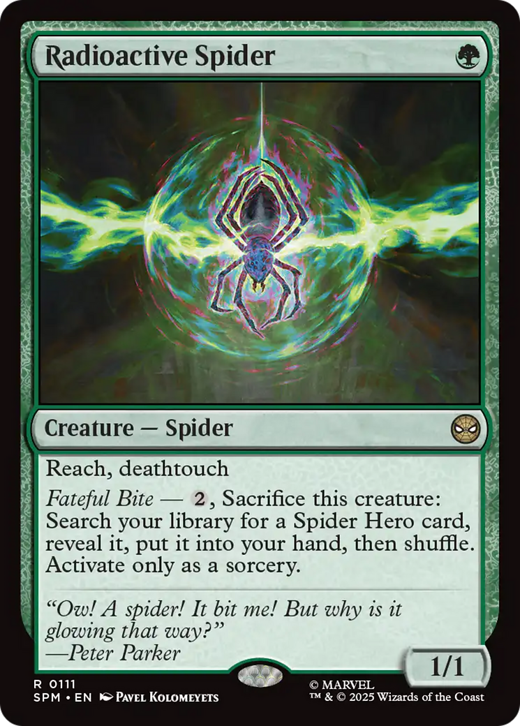 Radioactive Spider - Foil