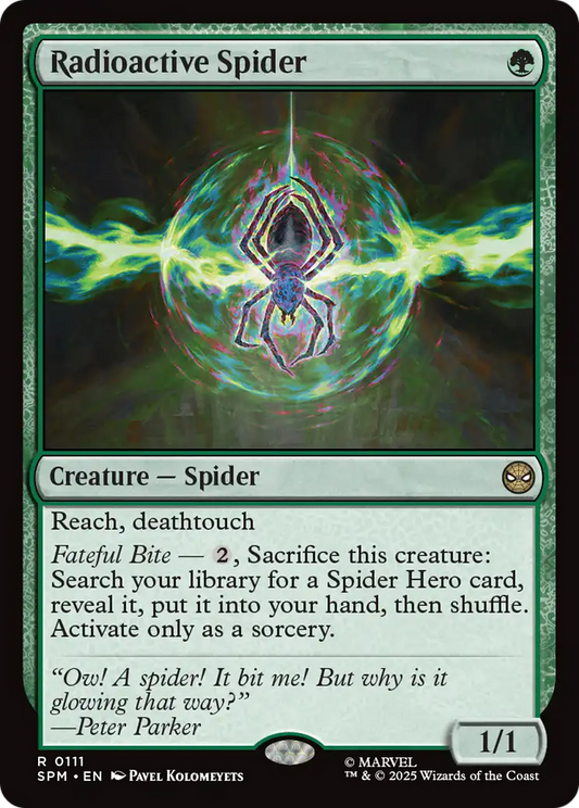 Radioactive Spider - Foil