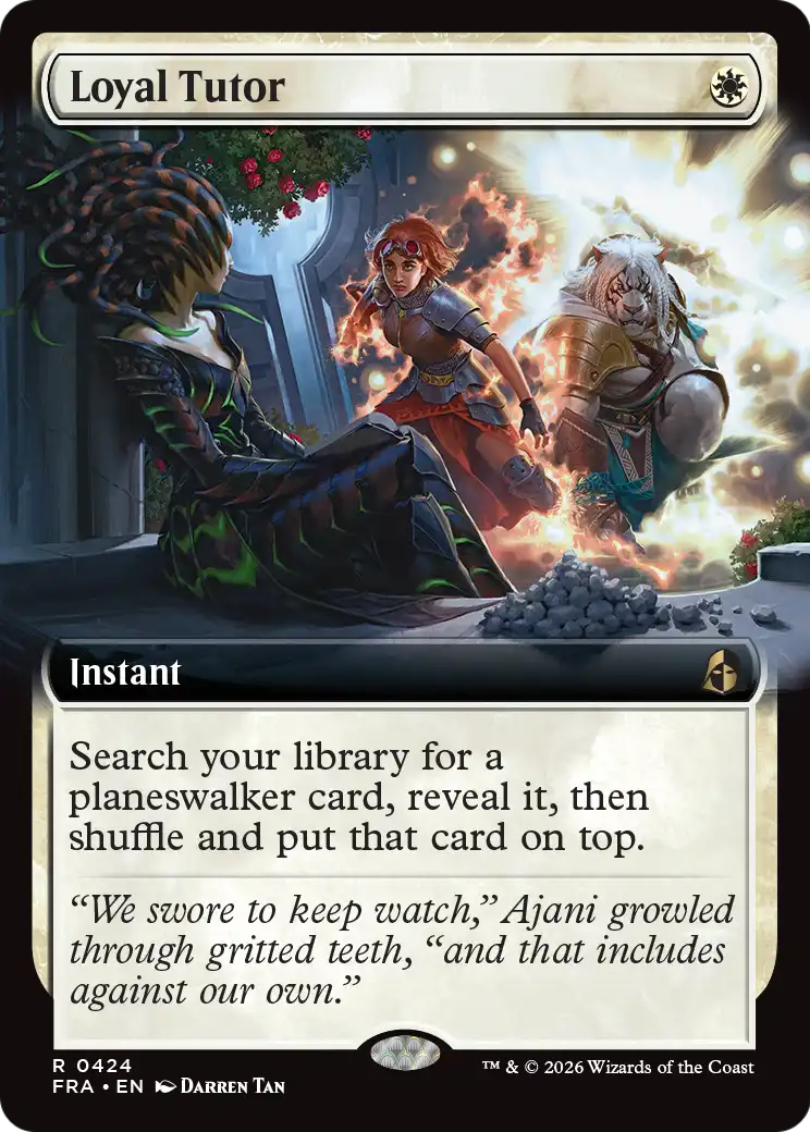 Loyal Tutor (0424) (Showcase) (FRA) - Facet Foil