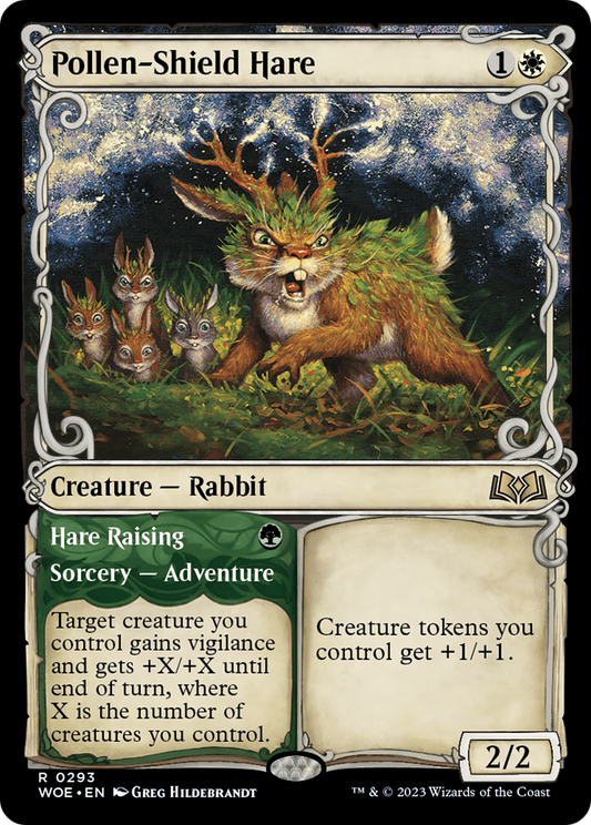 Pollen-Shield Hare // Hare Raising (0293) (Showcase) - Foil