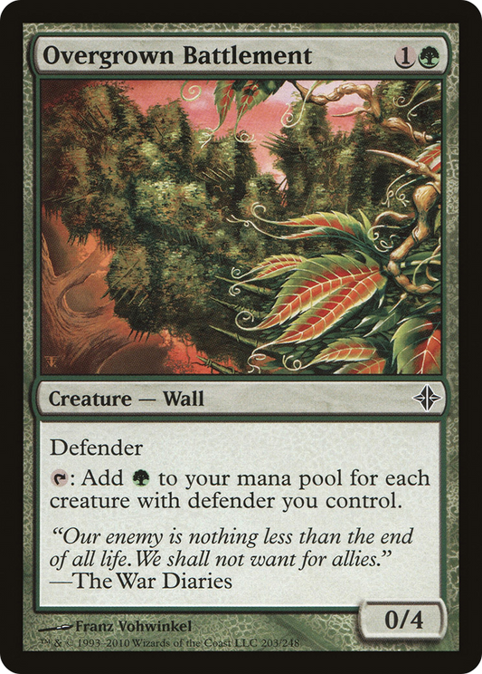 Overgrown Battlement - Foil