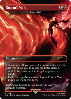 Storm's Will [Jeska's Will] (1744) (Borderless) - Foil