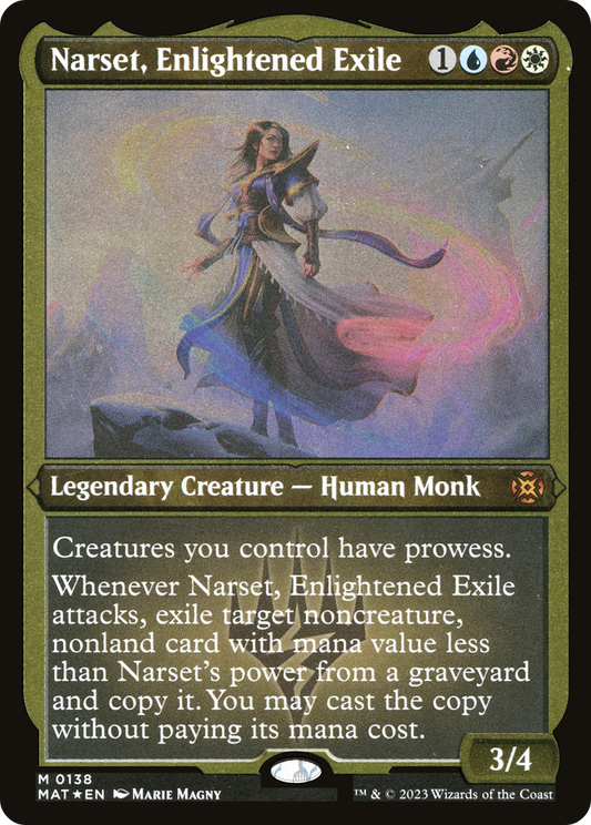 Narset, Enlightened Exile (0138) - Foil Etched