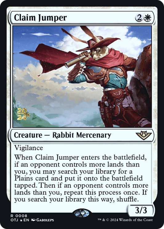Claim Jumper (0008) (Prerelease) - Foil
