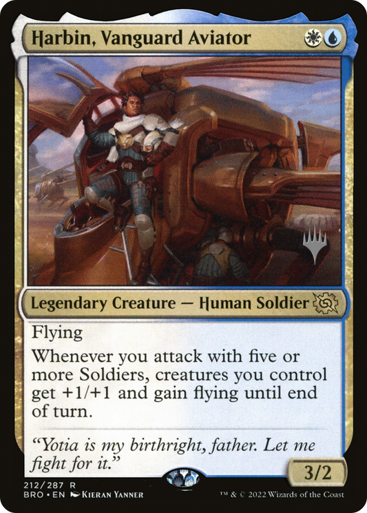 Harbin, Vanguard Aviator (212) (Promo Pack) - Foil