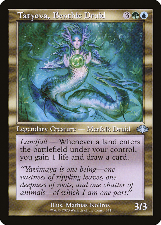 Tatyova, Benthic Druid (371) (Retro Frame)