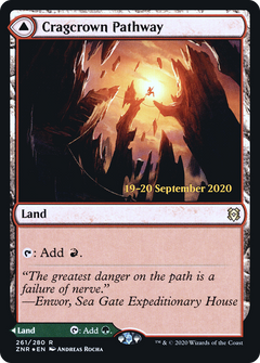 Cragcrown Pathway // Timbercrown Pathway (261) (Prerelease) (PZNR) - Foil