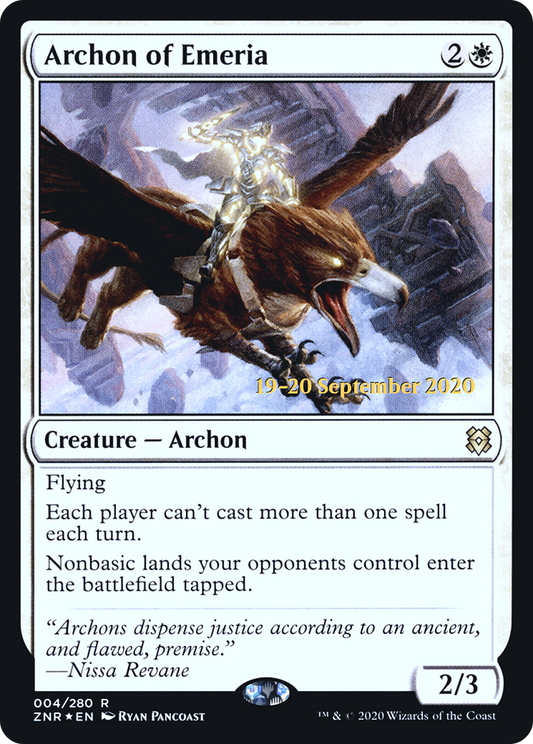 Archon of Emeria (004) (Prerelease) - Foil