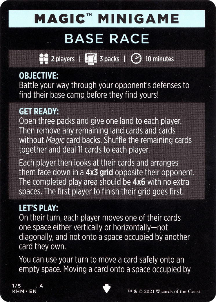 Magic Minigame: Base Race (MKHM)