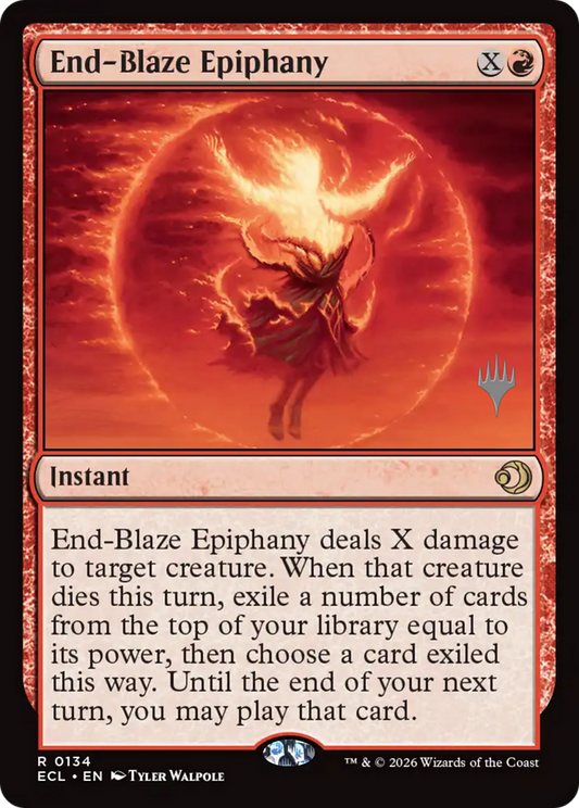 End-Blaze Epiphany (0134) (Promo Pack) (PECL) - Foil