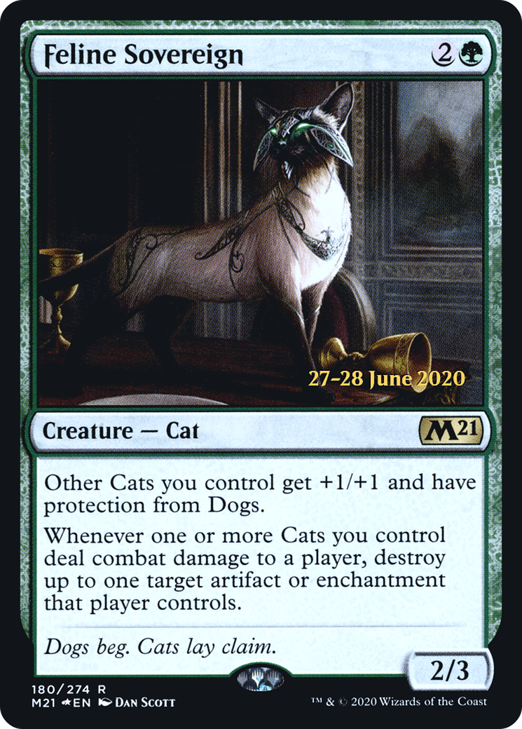 Feline Sovereign (180) (Prerelease) - Foil