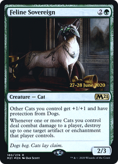 Feline Sovereign (180) (Prerelease) - Foil