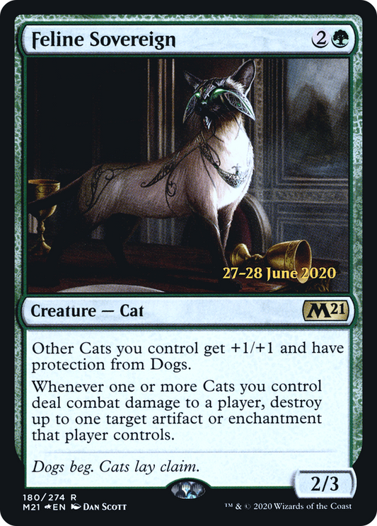 Feline Sovereign (180) (Prerelease) - Foil