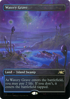 Watery Grave (529) (Borderless) - Galaxy Foil
