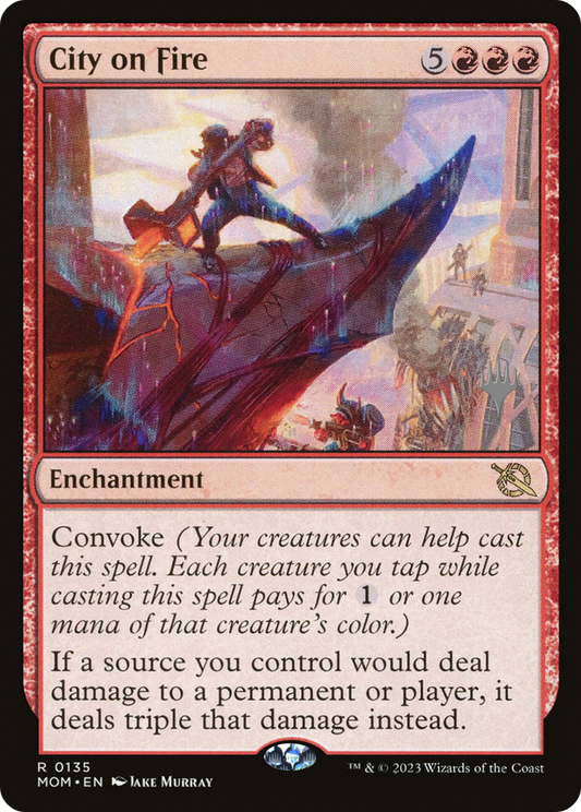 City on Fire (0135) (Promo Pack) - Foil
