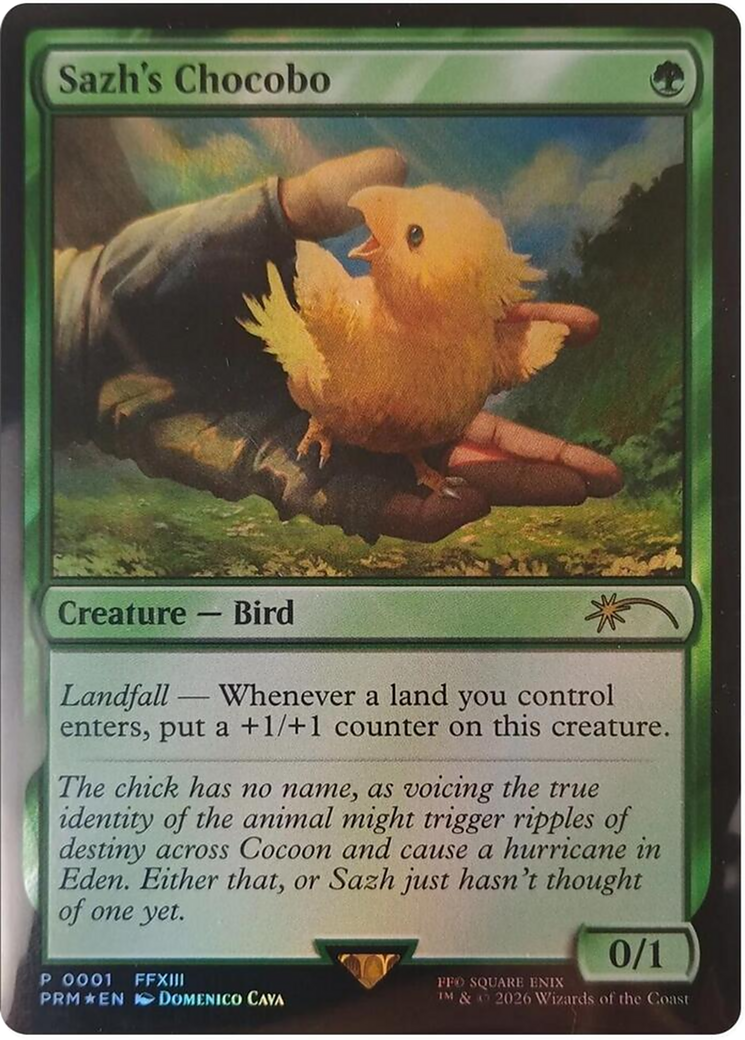 Sazh's Chocobo (0001) (PMEI) - Foil