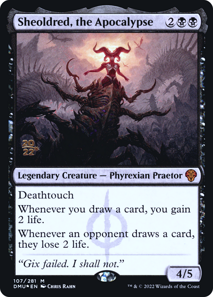 Sheoldred, the Apocalypse (107) (Prerelease) - Foil