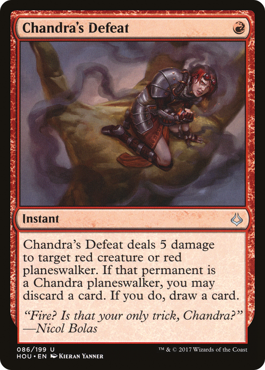 Chandra's Defeat - Foil