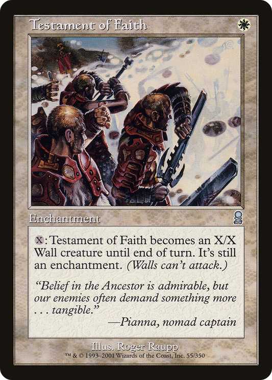 Testament of Faith - Foil
