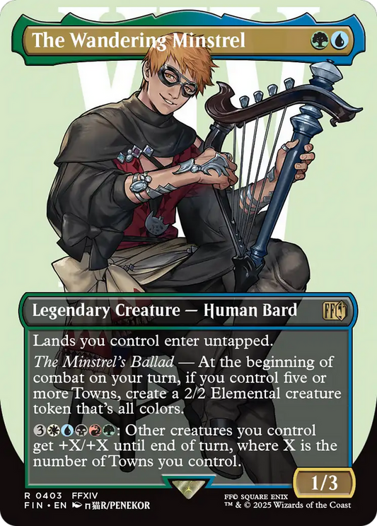 The Wandering Minstrel (0403) (Borderless) - Foil