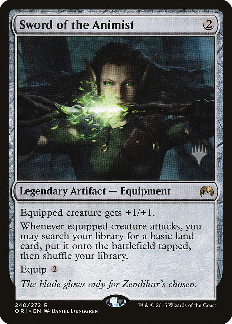 Sword of the Animist (240) (Promo Pack) - Foil