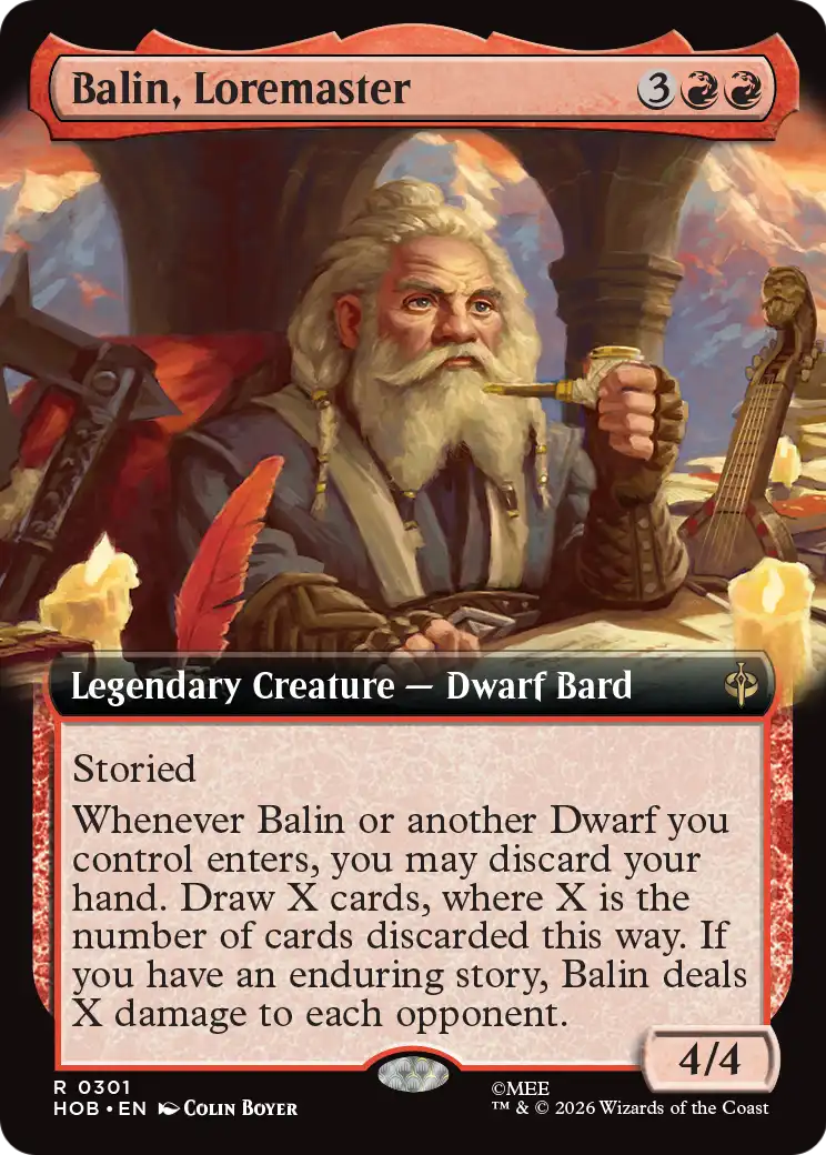 Balin, Loremaster (0301) (Extended Art) (HOB)