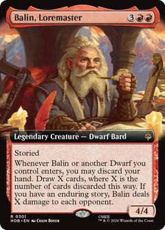 Balin, Loremaster (0301) (Extended Art) (HOB)
