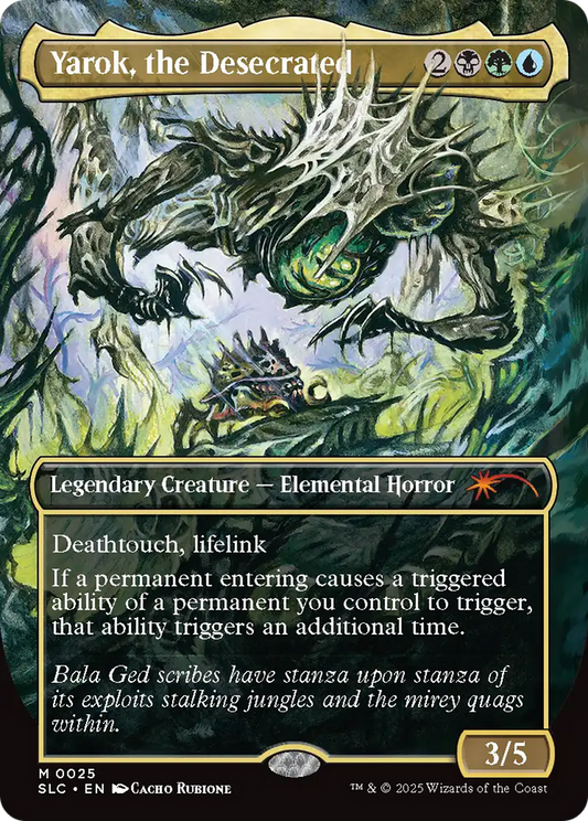 Yarok, the Desecrated (0025) (Borderless) - Foil slc