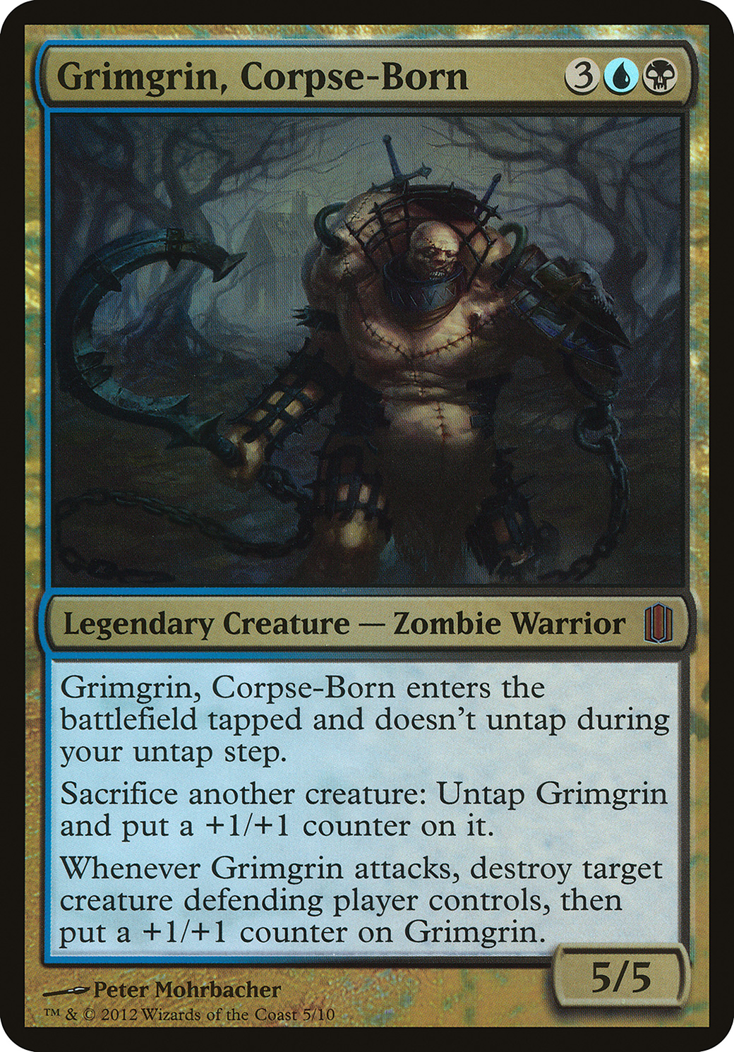 Grimgrin, Corpse-Born (Oversized) - Foil