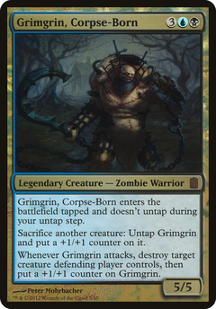 Grimgrin, Corpse-Born (Oversized) - Foil