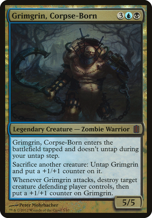 Grimgrin, Corpse-Born (Oversized) - Foil