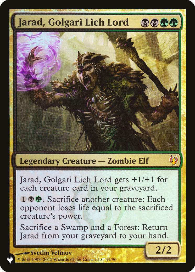 Jarad, Golgari Lich Lord (DDJ-45) (PLST)