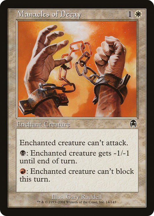 Manacles of Decay - Foil