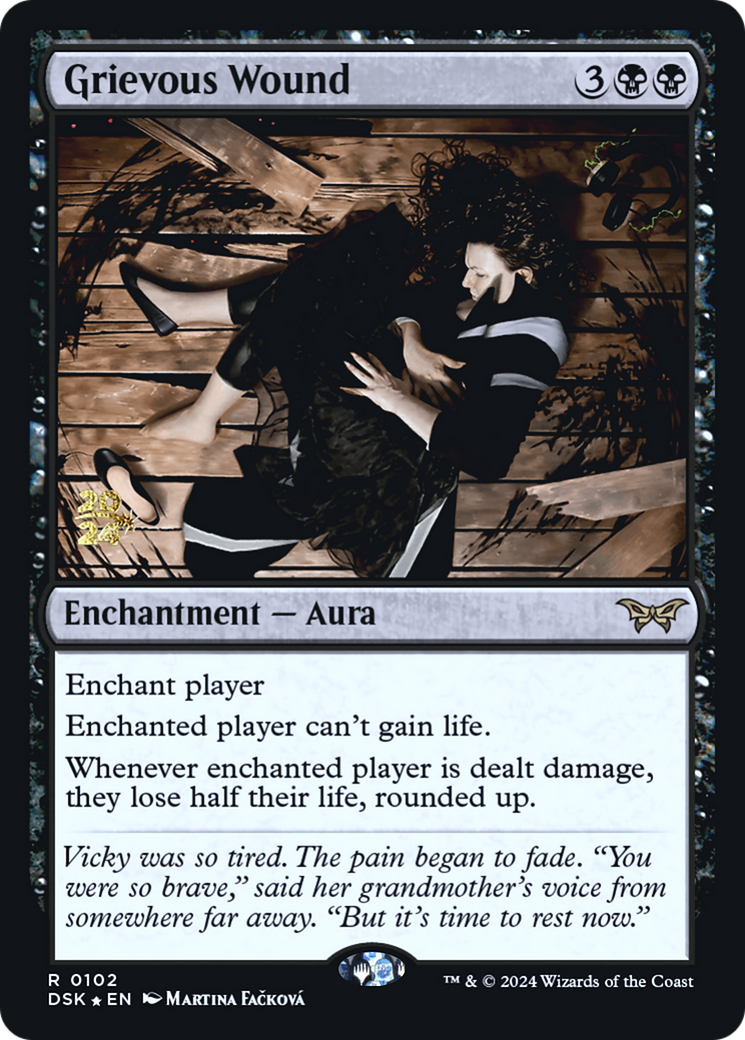 Grievous Wound (0102) (Prerelease) - Foil
