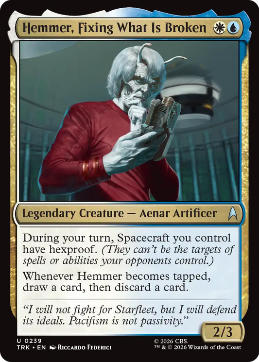 Hemmer, Fixing What Is Broken (TRK) - Foil