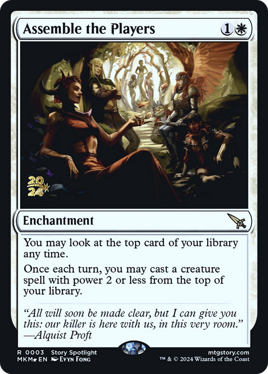 Assemble the Players (0003) (Prerelease) - Foil