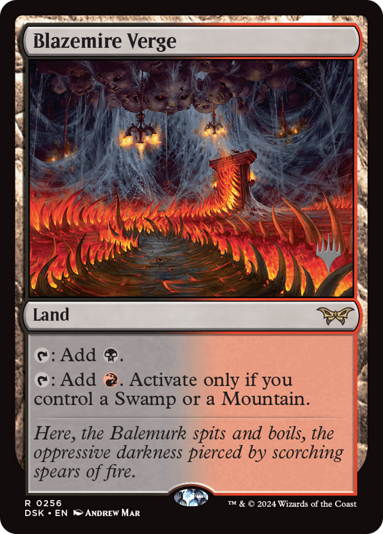 Blazemire Verge (0256) (Promo Pack) - Foil